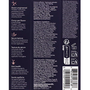 Dyson Chitosan Pre-Styling Hair Cream Straight to Wavy Light Conditioniong 30ml - crema leggera capelli lisci/ondulati
