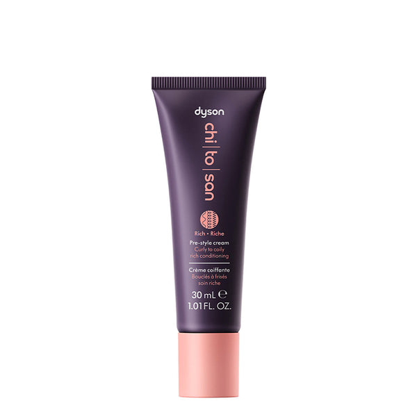 Dyson Chitosan Pre-Styling Hair Cream Curly to Coily Rich Conditioning 30ml - crema nutriente capelli ricci